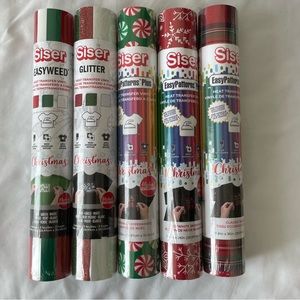 Siser Christmas pattern heat transfer vinyl bundle